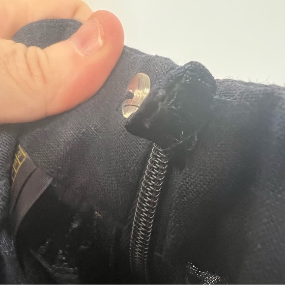 Brooks Brothers Embroidered Linen Maxi Skirt size 12 - Picture 6 of 12